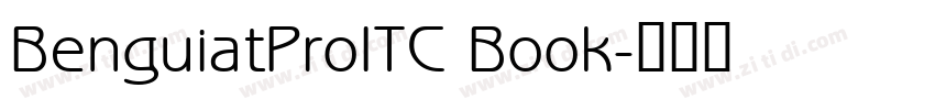 BenguiatProITC Book字体转换